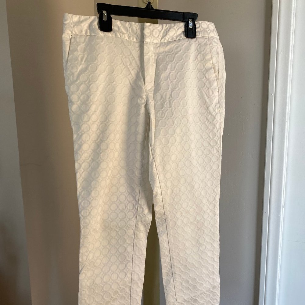 Banana Republic white pantsuits / vintage design